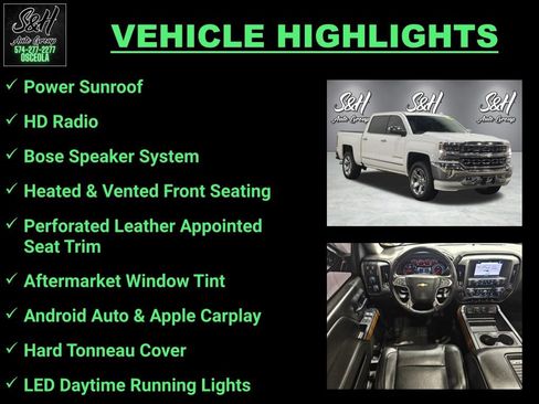 Used 2017 Chevrolet Silverado 1500 LTZ w/ Sport Package AWD/4WD image 3