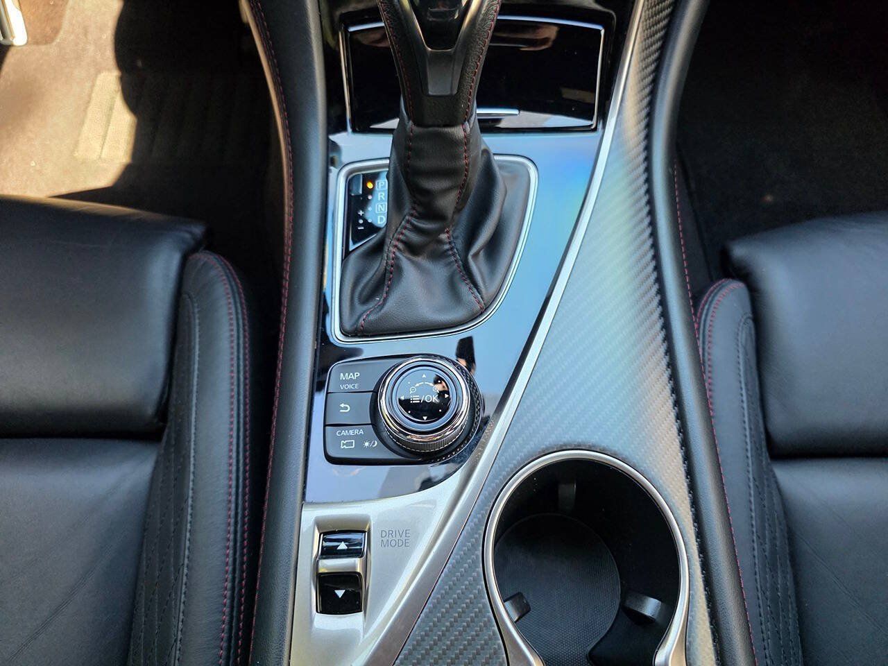 Used 2022 INFINITI Q50 Red Sport 400 w/ Carbon Fiber Package RWD image 27