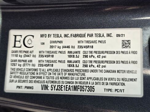 Used 2021 Tesla Model 3 Standard Range Plus RWD image 31