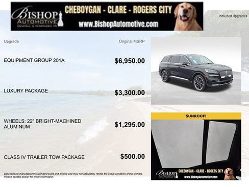 Used 2023 Lincoln Aviator Reserve w/ Equipment Group 201A AWD/4WD image 3