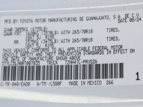 Used 2024 Toyota Tacoma TRD Off-Road w/ TRD Off Road Premium Package AWD/4WD image 54