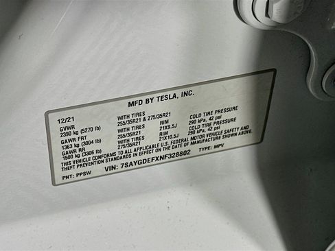 Used 2022 Tesla Model Y Performance AWD/4WD image 12