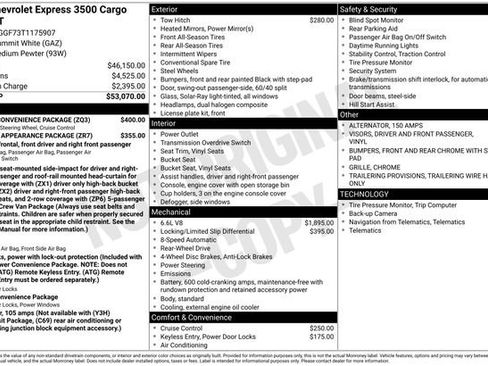 New 2026 Chevrolet Express 3500 w/ Driver Convenience Package RWD image 4
