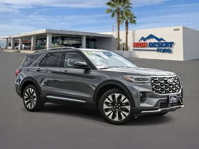 Certified 2025 Ford Explorer Platinum w/ LUX Leather Package