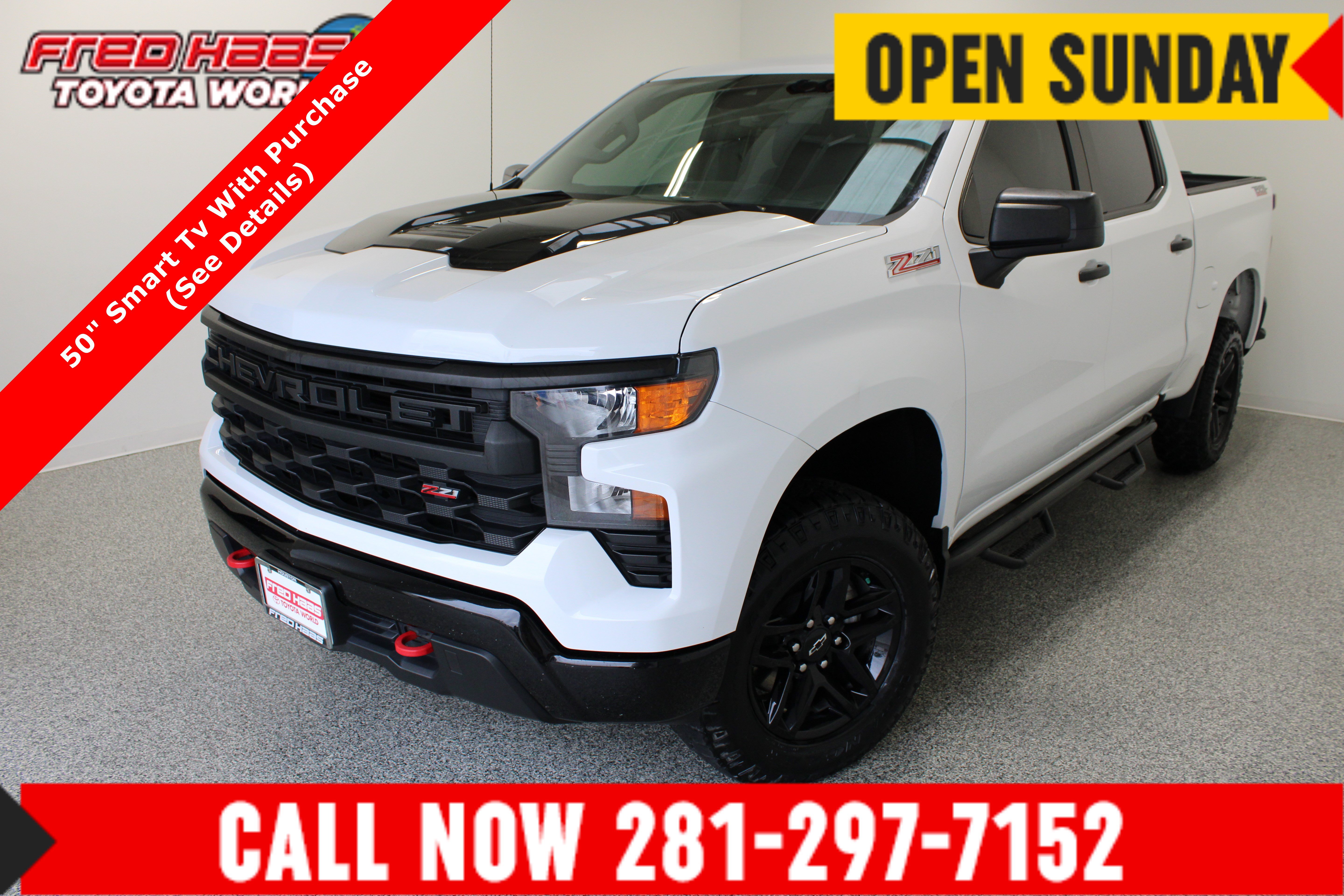 Used 2023 Chevrolet Silverado 1500 Custom Trail Boss AWD/4WD image 1