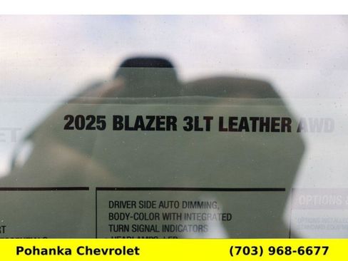 Used 2025 Chevrolet Blazer LT w/ Sound & Technology Package AWD/4WD image 32