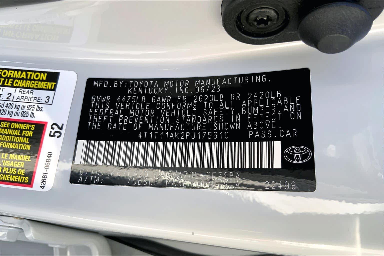 Used 2023 Toyota Camry SE w/ Convenience Package FWD image 36