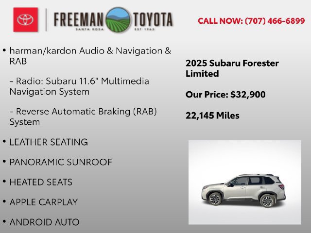 Used 2025 Subaru Forester Limited AWD/4WD image 5