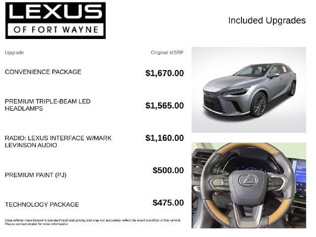 Used 2024 Lexus RX 350 AWD w/ Convenience Package image 4