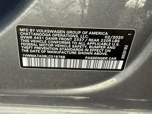 Used 2020 Volkswagen Passat 2.0T R-Line image 31