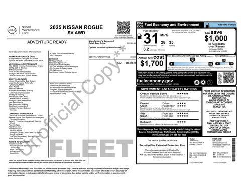 Used 2025 Nissan Rogue SV image 2