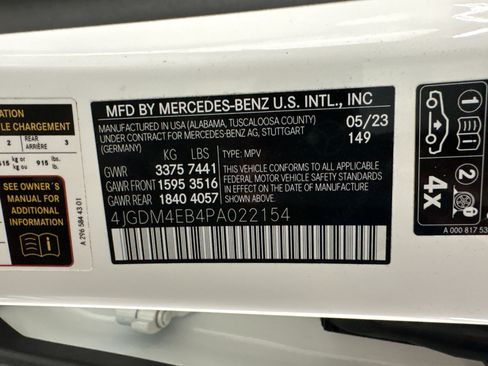 Certified 2023 Mercedes-Benz EQS 580 4MATIC SUV image 25