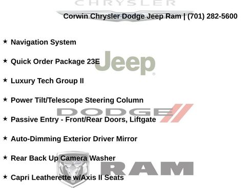 Certified 2023 Jeep Grand Cherokee L Limited w/ Luxury Tech Group II AWD/4WD image 16