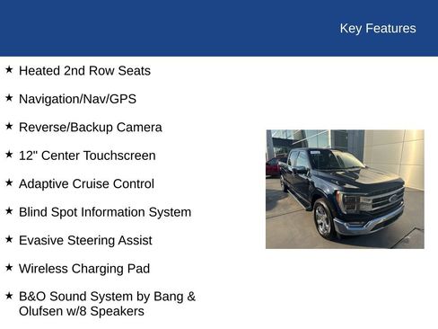 Used 2023 Ford F150 Lariat w/ Equipment Group 502A High image 38