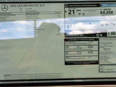 New 2026 Mercedes-Benz GLE 450 4MATIC image 36