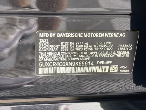 Used 2022 BMW X5 sDrive40i w/ M Sport Package RWD image 12
