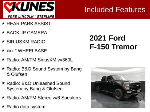 Used 2021 Ford F150 Tremor AWD/4WD image 2