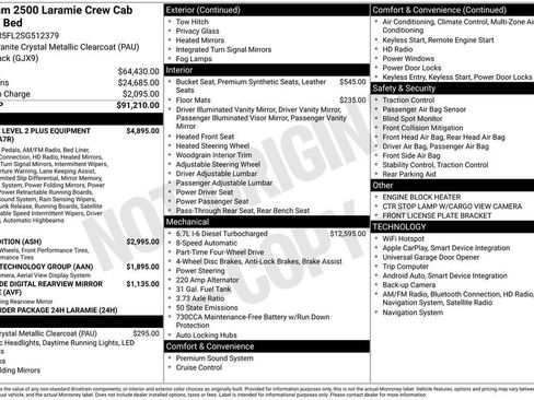 Used 2025 RAM 2500 Laramie AWD/4WD image 5