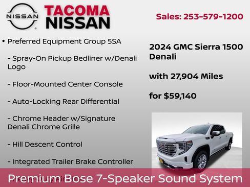 Used 2024 GMC Sierra 1500 Denali w/ Technology Package image 10