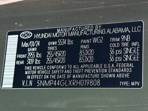 Used 2024 Hyundai Santa Fe Limited FWD image 46