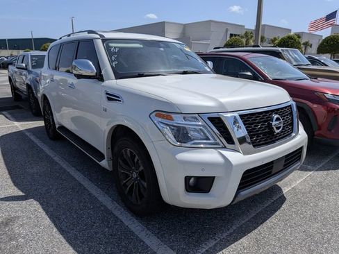 Used 2019 Nissan Armada Platinum w/ Captain's Chairs Package AWD/4WD image 1