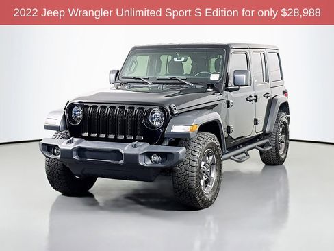 Used 2022 Jeep Wrangler Unlimited Sport AWD/4WD image 3