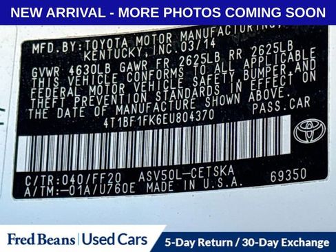 Used 2014 Toyota Camry L image 15