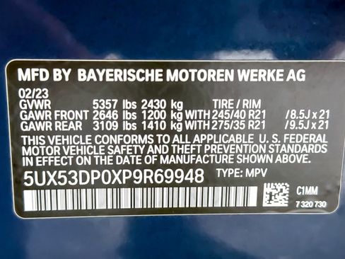 Used 2023 BMW X3 xDrive30i w/ Premium Package AWD/4WD image 30
