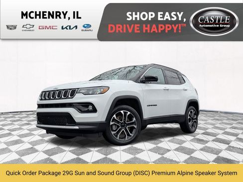 Used 2023 Jeep Compass Limited w/ Sun and Sound Group AWD/4WD image 1