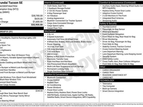 New 2026 Hyundai Tucson SE image 27
