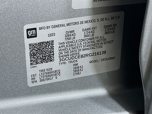 Used 2024 Chevrolet Silverado 1500 Custom Trail Boss image 12