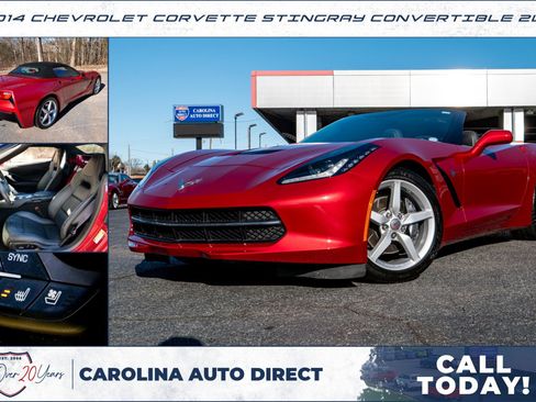 Used 2014 Chevrolet Corvette Stingray Convertible w/ 2LT Preferred Equipment Group RWD image 1