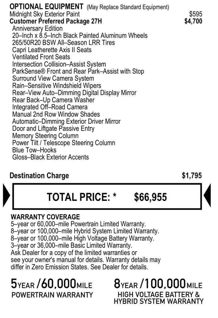 Used 2023 Jeep Grand Cherokee 30th Anniversary AWD/4WD image 21