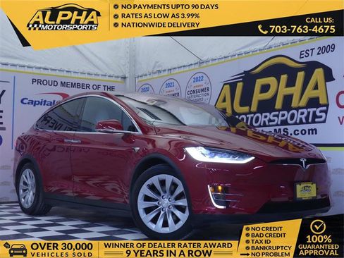Used 2017 Tesla Model X 100D AWD/4WD image 1