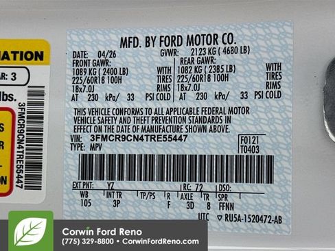 New 2026 Ford Bronco Sport Outer Banks w/ Outer Banks Tech Package+ AWD/4WD image 34