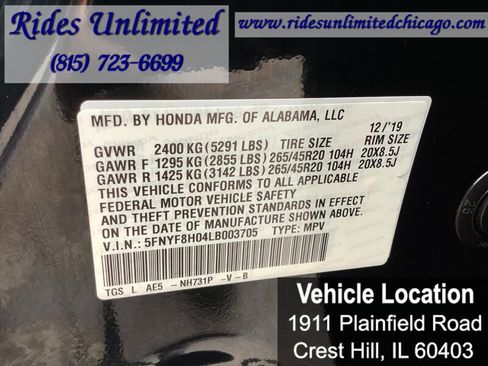 Used 2020 Honda Passport Elite image 31