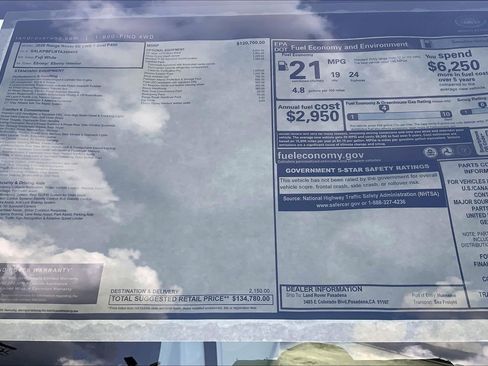 New 2026 Land Rover Range Rover Long Wheelbase SE image 18