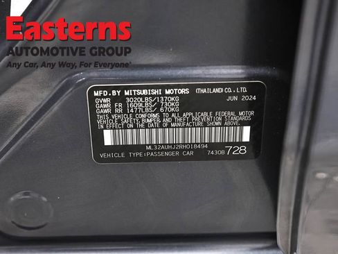 Used 2024 Mitsubishi Mirage FWD image 33