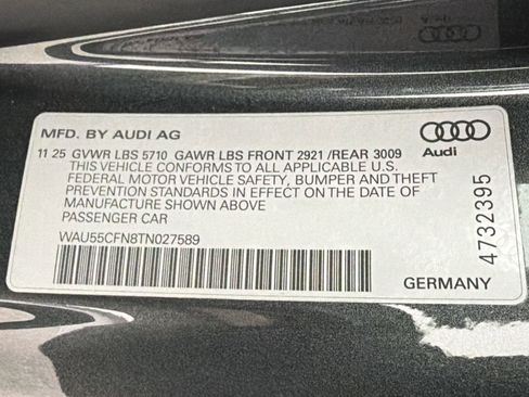 New 2026 Audi A6 Premium Plus AWD/4WD image 17