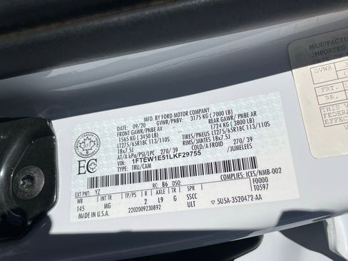 Used 2020 Ford F150 XLT w/ Equipment Group 301A Mid AWD/4WD image 10