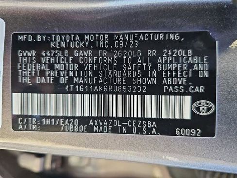Certified 2024 Toyota Camry SE image 23