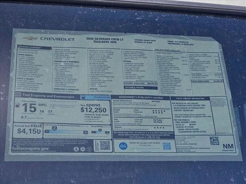 New 2026 Chevrolet Silverado 1500 LT Trail Boss AWD/4WD image 18