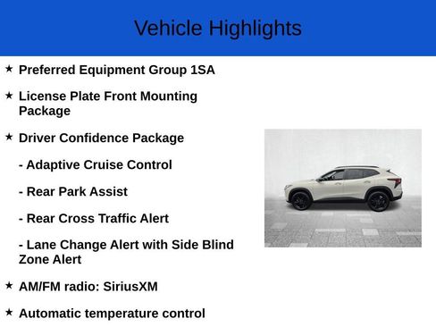 New 2026 Chevrolet Trax ACTIV w/ Driver Confidence Package FWD image 2