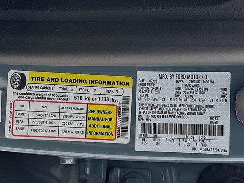 Used 2023 Ford Bronco Sport Big Bend w/ Convenience Package image 32