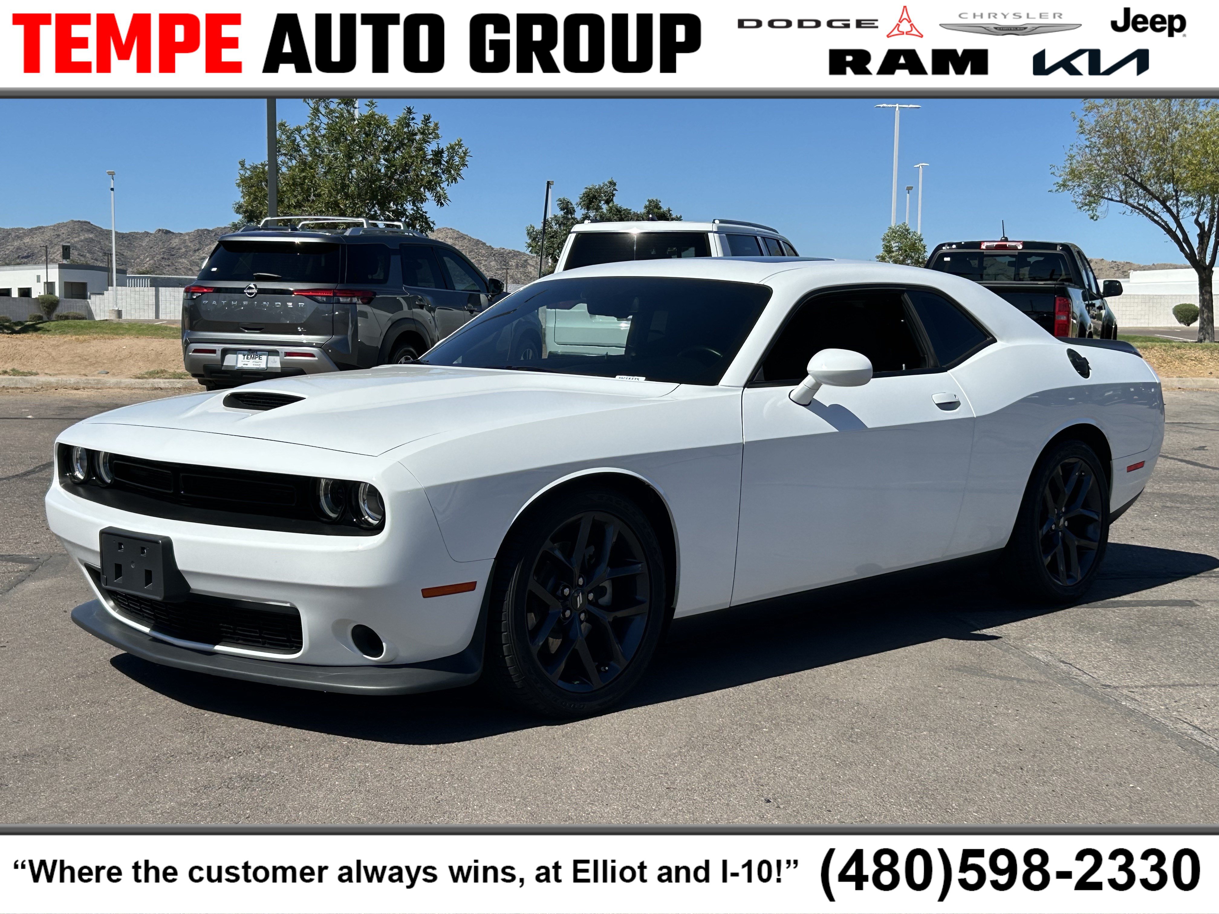 Certified 2023 Dodge Challenger GT w/ Blacktop Package RWD image 1