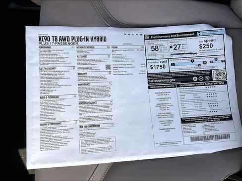 New 2026 Volvo XC90 T8 Plus w/ Protection Package Premier image 37