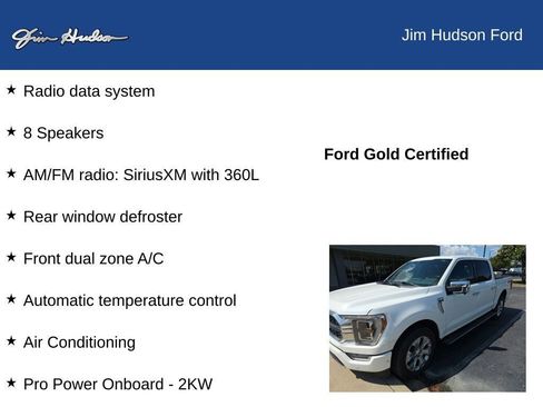 Used 2023 Ford F150 Platinum w/ Equipment Group 701A High AWD/4WD image 12