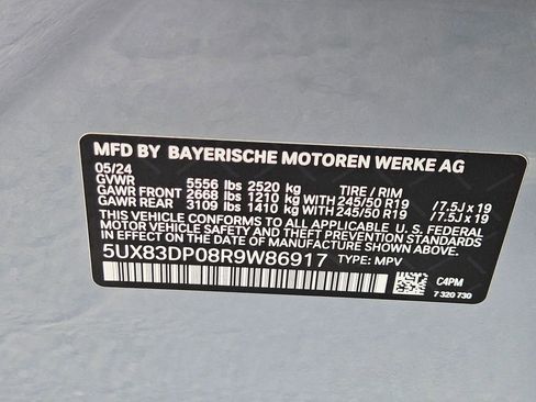 Certified 2024 BMW X3 M40i AWD/4WD image 24