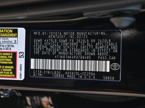 Used 2023 Toyota Camry XSE FWD image 50