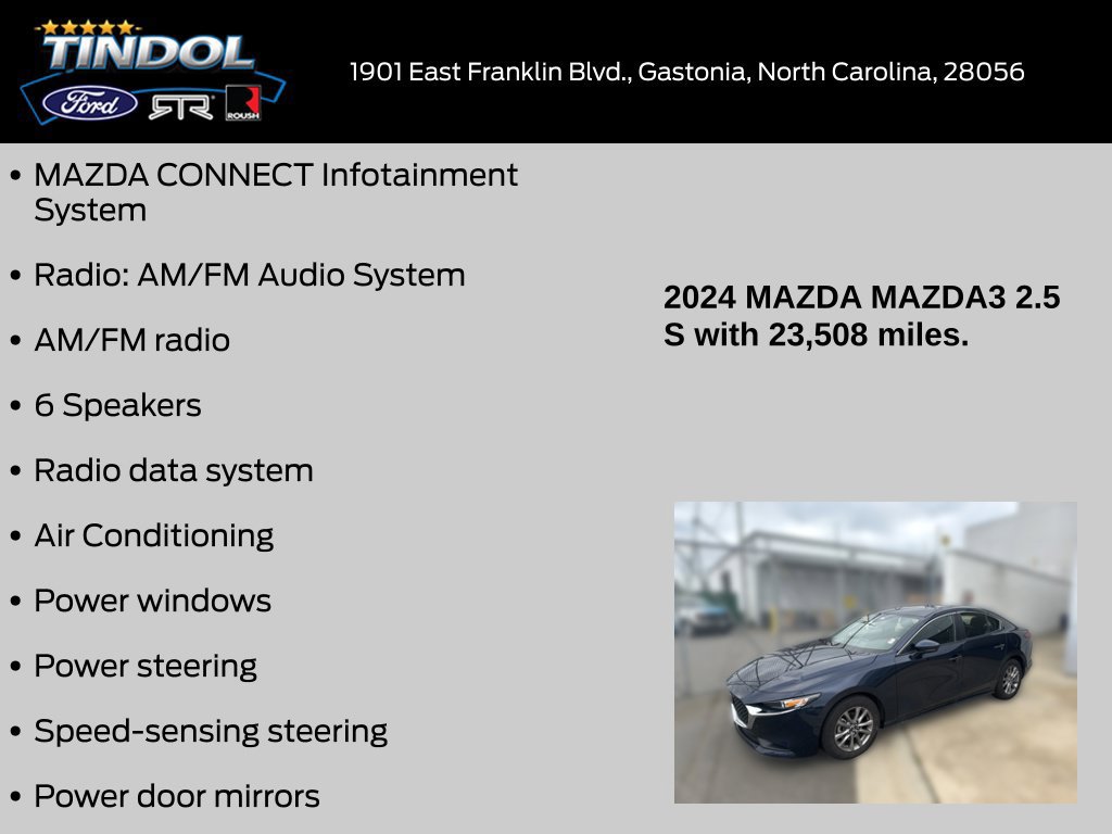 Used 2024 MAZDA MAZDA3 s FWD image 13